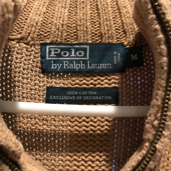 Men’s Ralph Lauren Polo 3/4 zip sweater - Picture 2 of 5